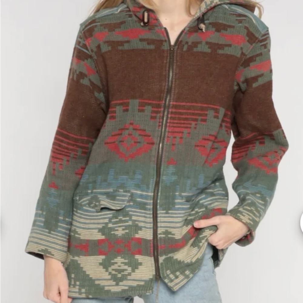 Women's Multicolor Patterned Jacket - image 1
